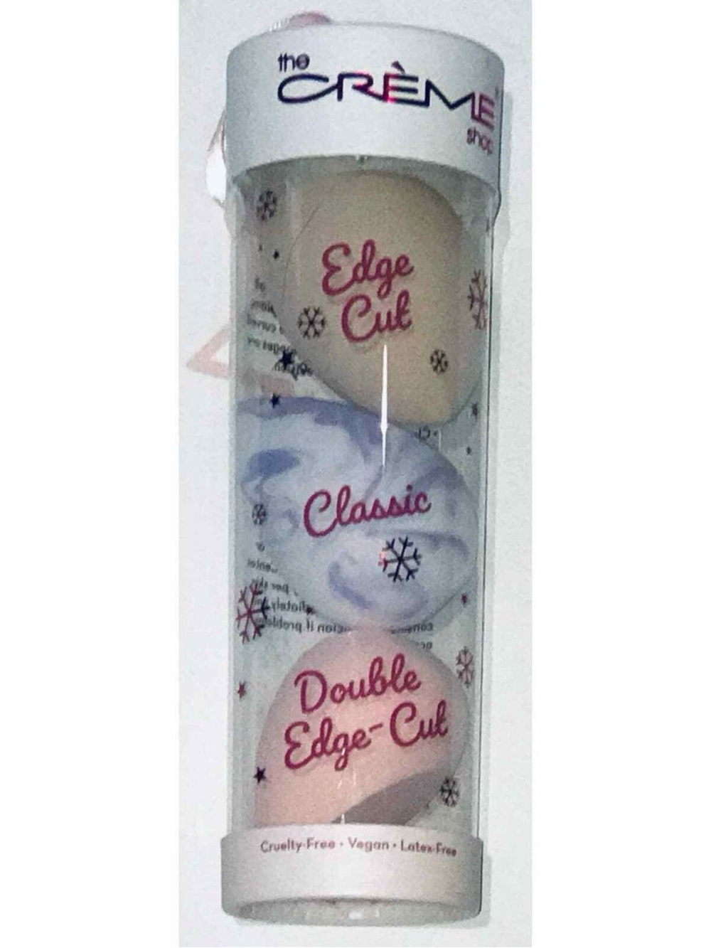 The Crème Shop Classic Blending Sponge Set - Pink, Cream, Blue